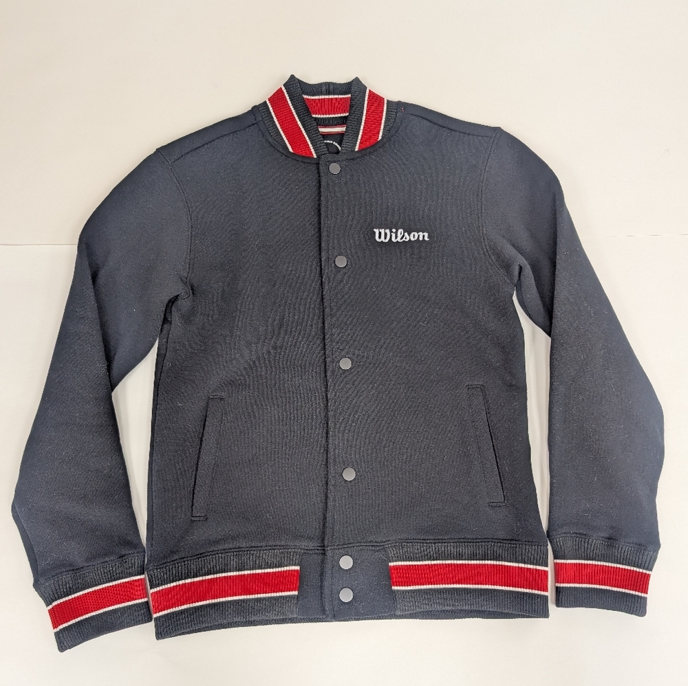 Black And Red Wilson Button To Up Sport Jacket Small/Medium
